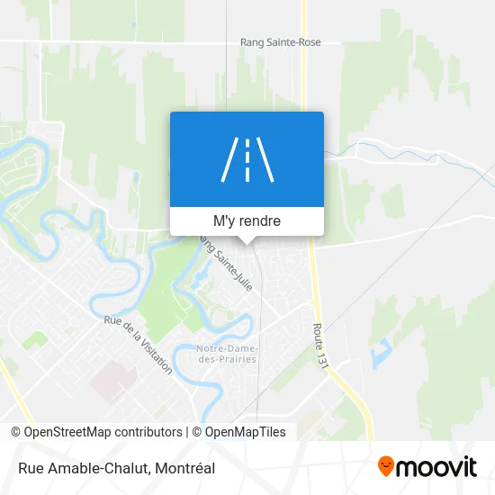 Rue Amable-Chalut plan