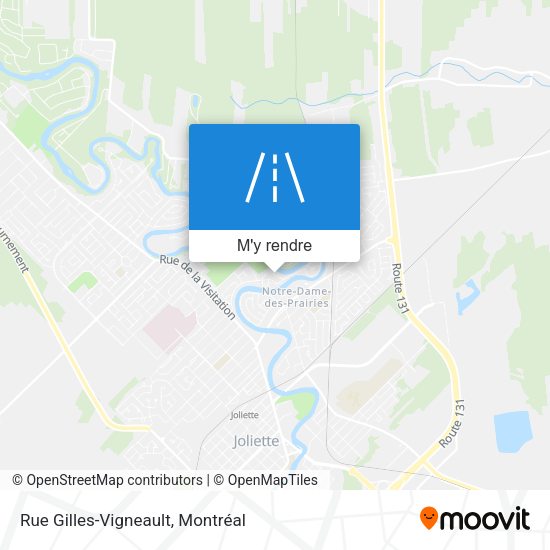 Rue Gilles-Vigneault plan