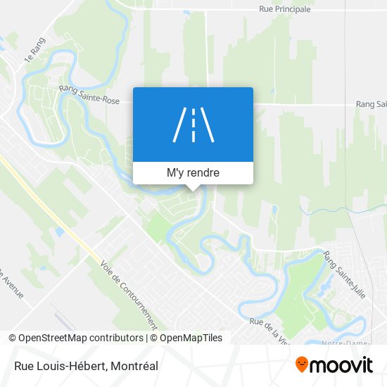 Rue Louis-Hébert plan