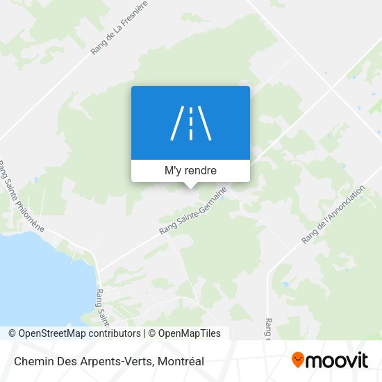 Chemin Des Arpents-Verts plan