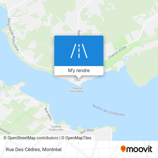 Rue Des Cèdres plan