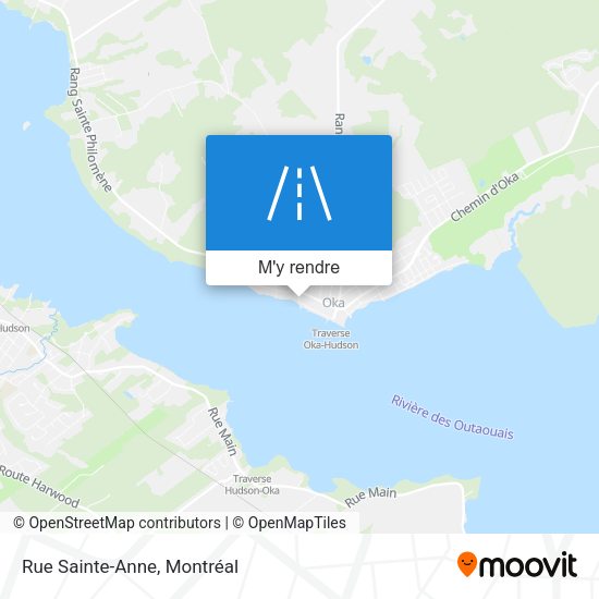 Rue Sainte-Anne plan