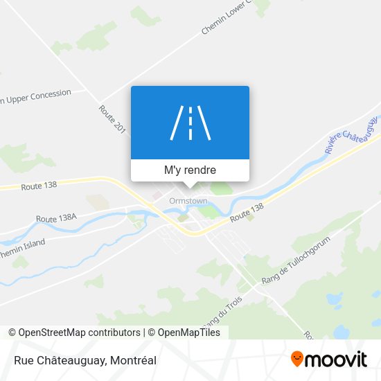 Rue Châteauguay plan