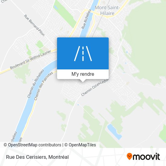 Rue Des Cerisiers plan