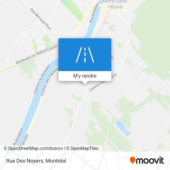 Rue Des Noyers plan