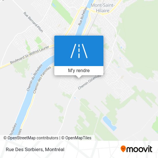 Rue Des Sorbiers plan