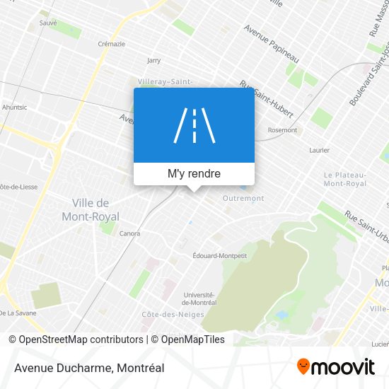 Avenue Ducharme plan