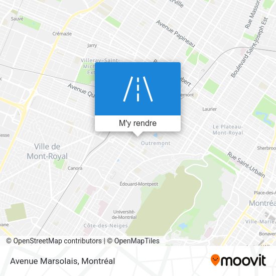 Avenue Marsolais plan