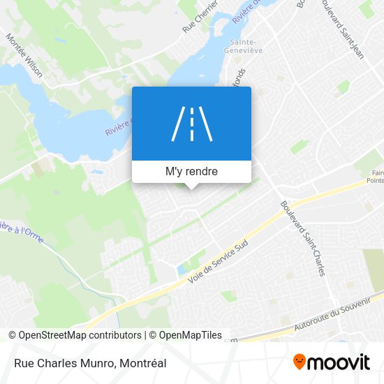 Rue Charles Munro plan