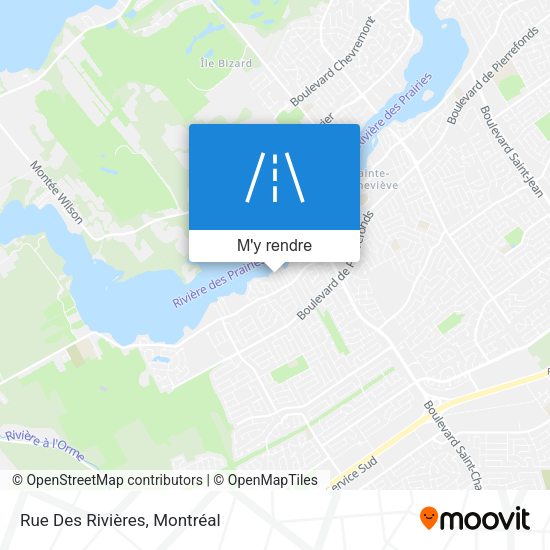 Rue Des Rivières plan