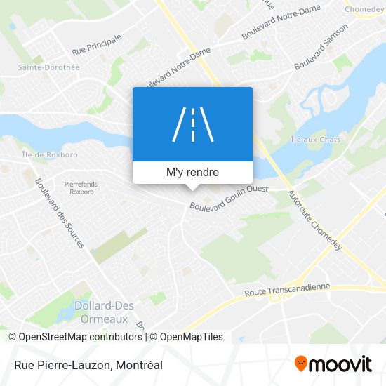 Rue Pierre-Lauzon plan