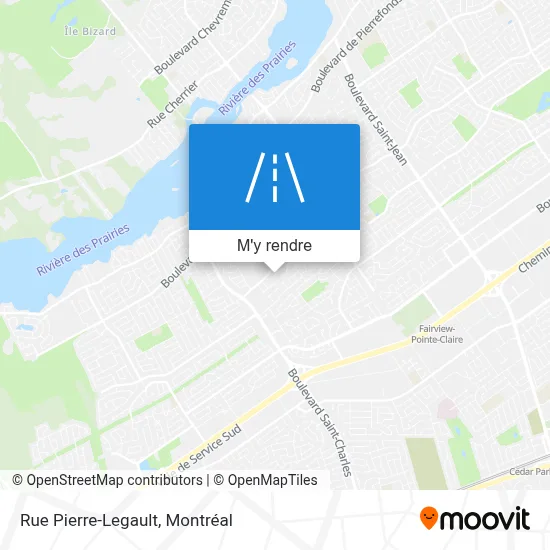 Rue Pierre-Legault plan