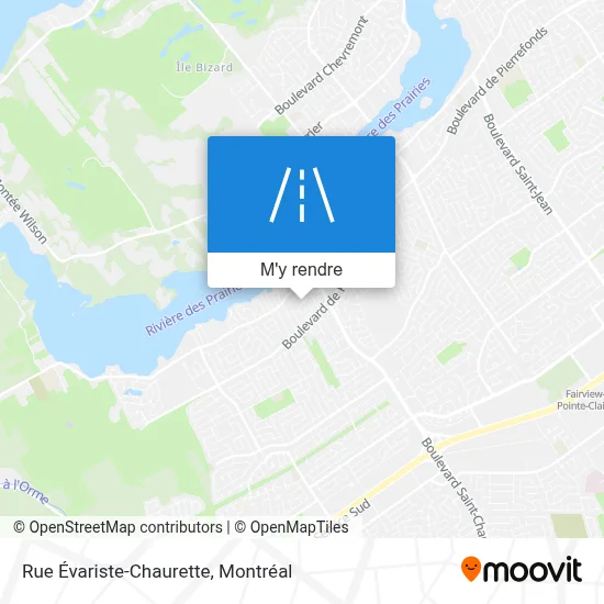 Rue Évariste-Chaurette plan