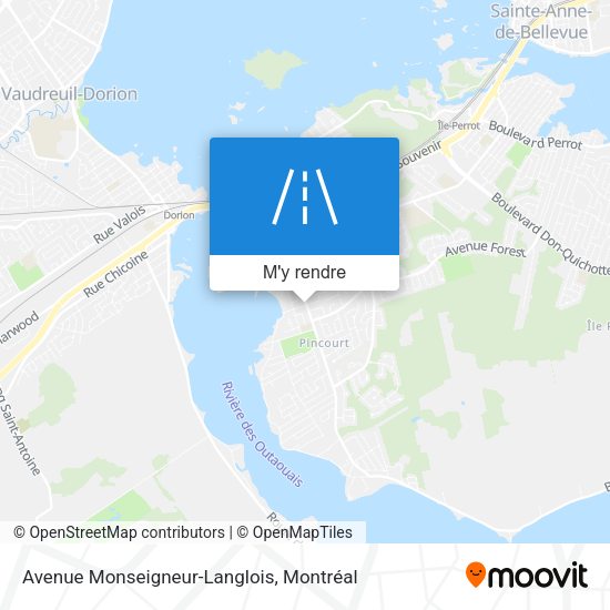 Avenue Monseigneur-Langlois plan
