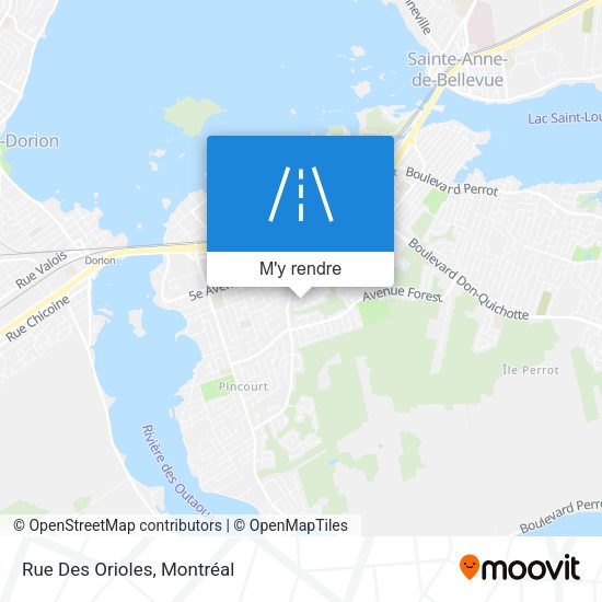 Rue Des Orioles plan