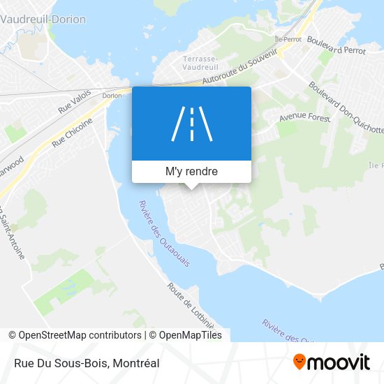 Rue Du Sous-Bois plan