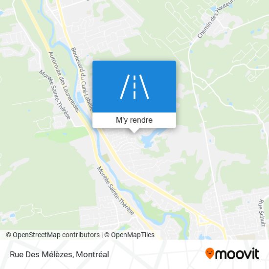 Rue Des Mélèzes plan