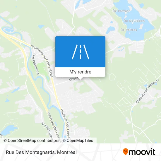 Rue Des Montagnards plan