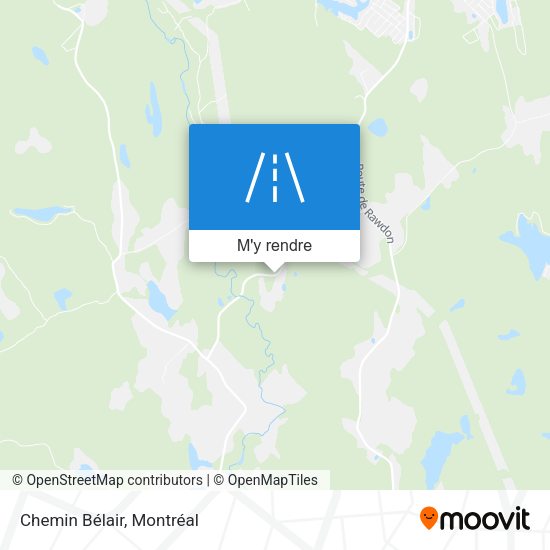 Chemin Bélair plan
