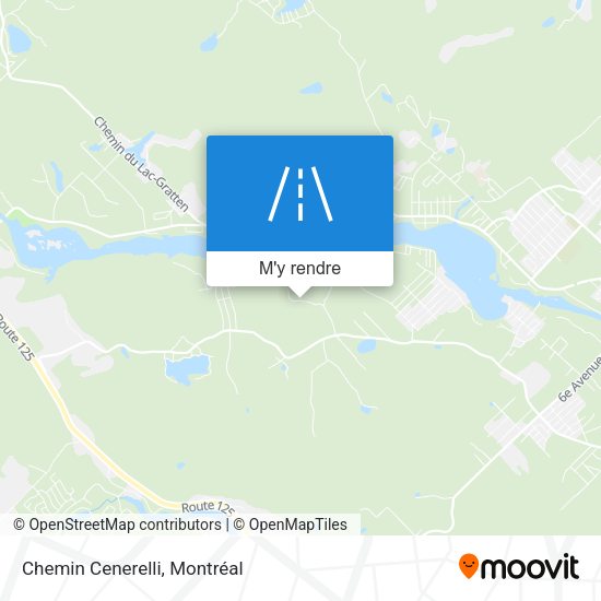 Chemin Cenerelli plan