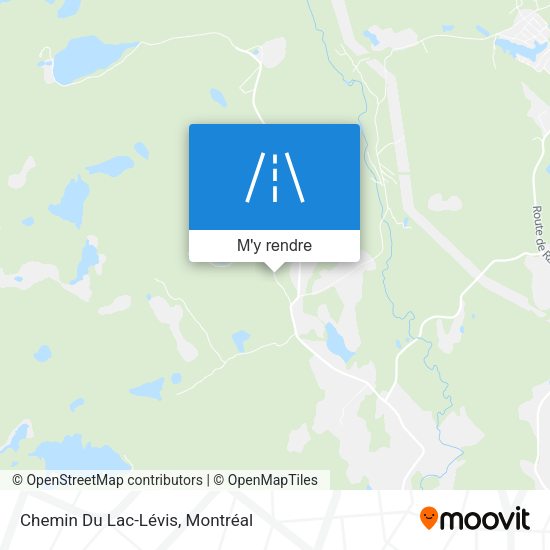 Chemin Du Lac-Lévis plan