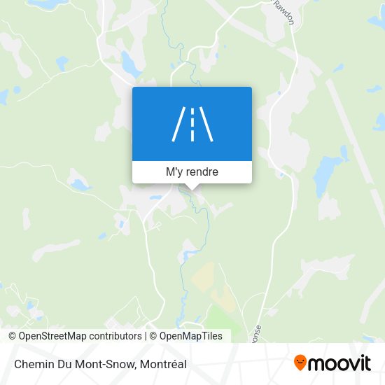 Chemin Du Mont-Snow plan