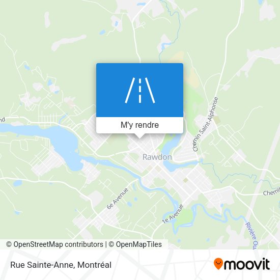 Rue Sainte-Anne plan