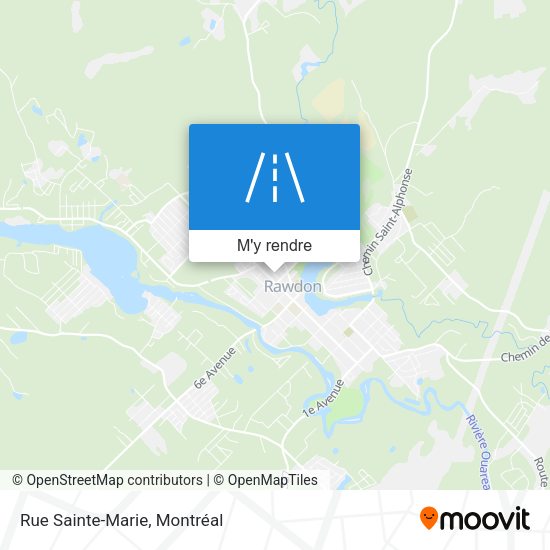 Rue Sainte-Marie plan