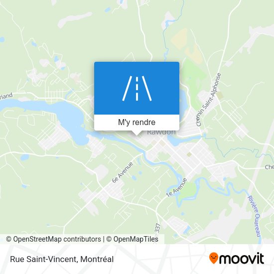 Rue Saint-Vincent plan