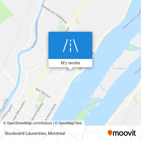 Boulevard Laurentien plan