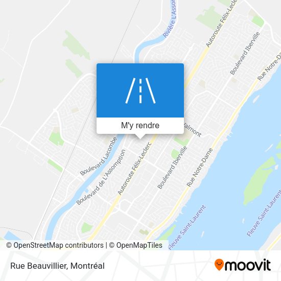 Rue Beauvillier plan