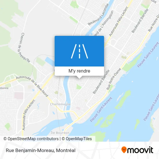 Rue Benjamin-Moreau plan