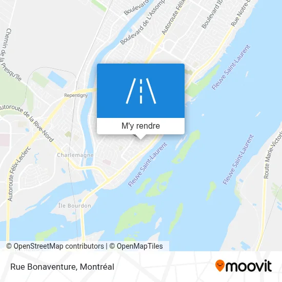 Rue Bonaventure plan