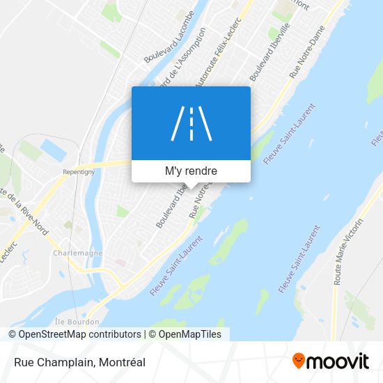Rue Champlain plan