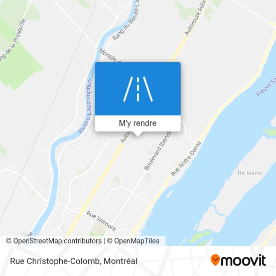 Rue Christophe-Colomb plan