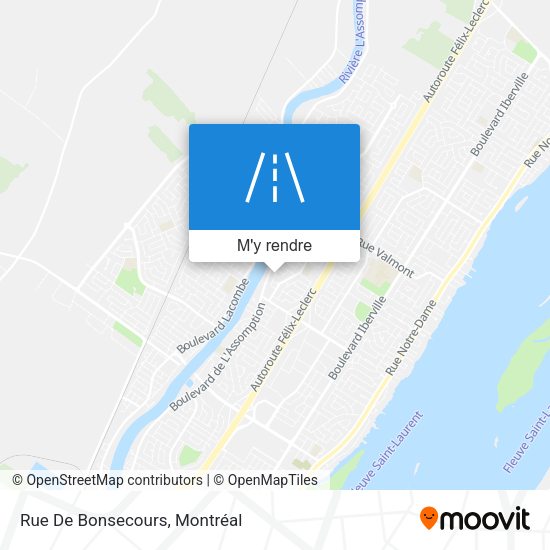 Rue De Bonsecours plan