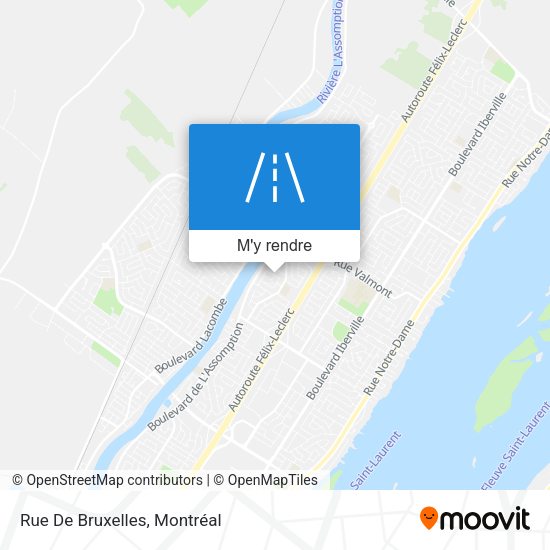 Rue De Bruxelles plan