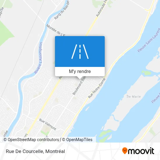 Rue De Courcelle plan