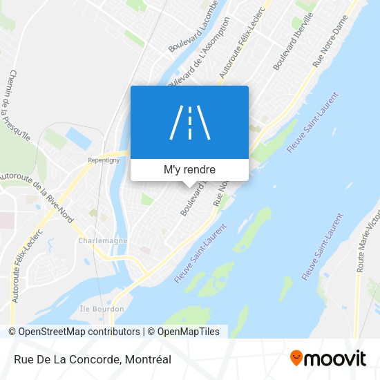 Rue De La Concorde plan