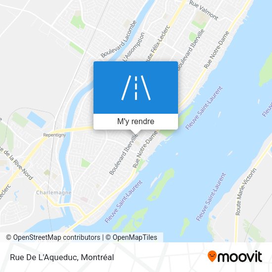 Rue De L'Aqueduc plan