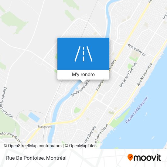 Rue De Pontoise plan
