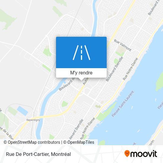 Rue De Port-Cartier plan