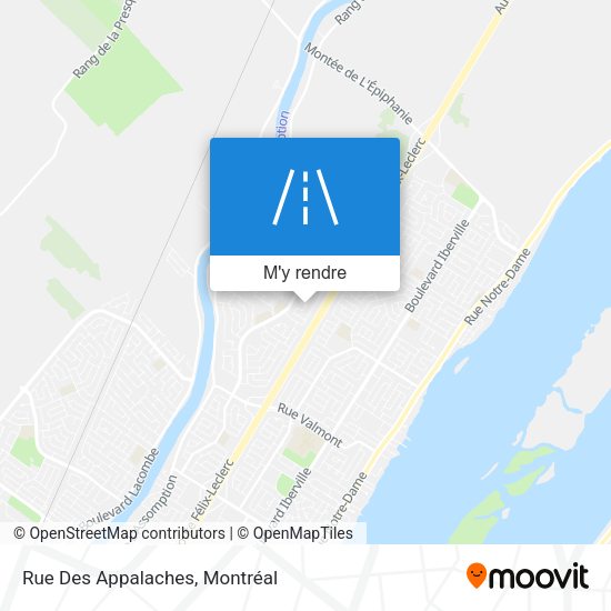 Rue Des Appalaches plan