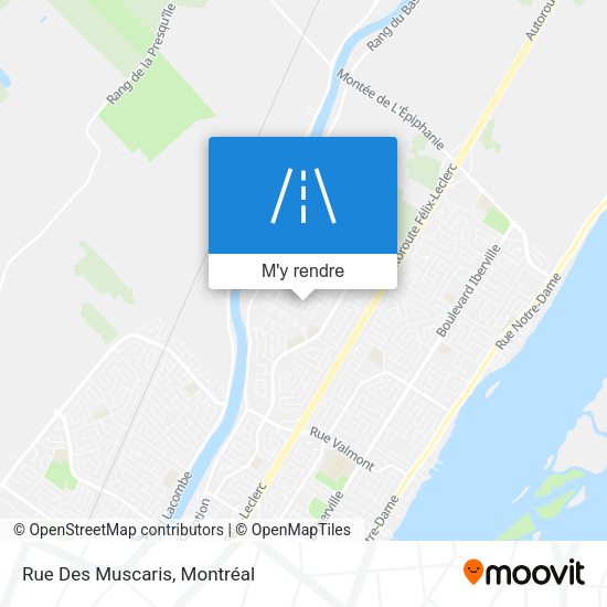 Rue Des Muscaris plan