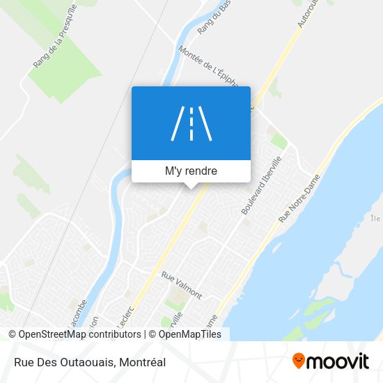 Rue Des Outaouais plan