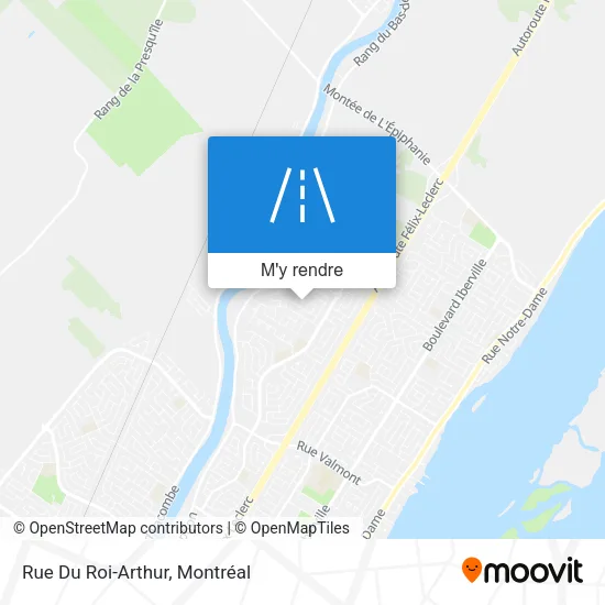 Rue Du Roi-Arthur plan