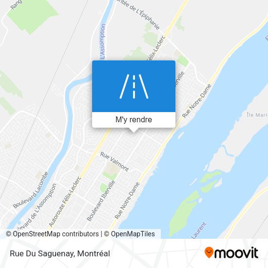 Rue Du Saguenay plan