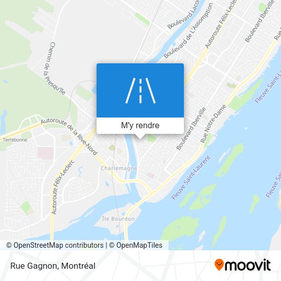 Rue Gagnon plan