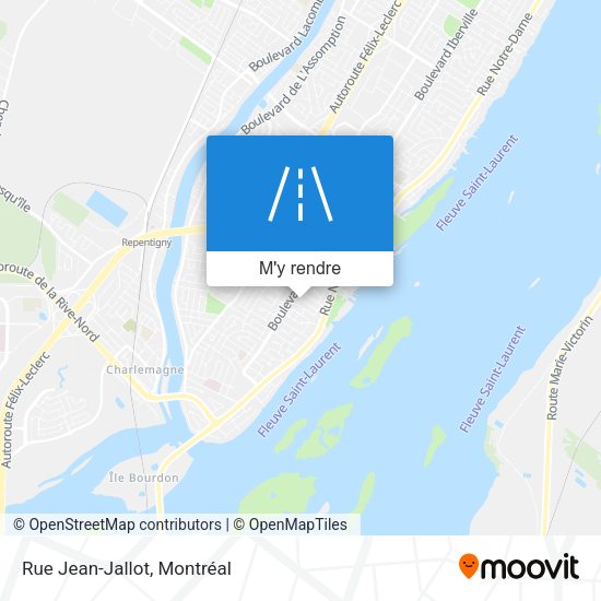 Rue Jean-Jallot plan