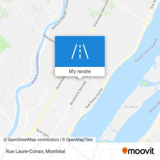 Rue Laure-Conan plan